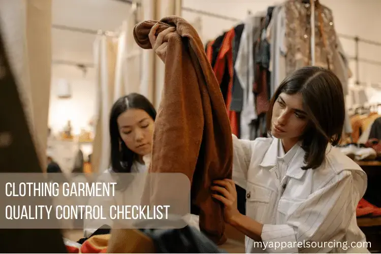 Clothing Garment Quality Control Checklist