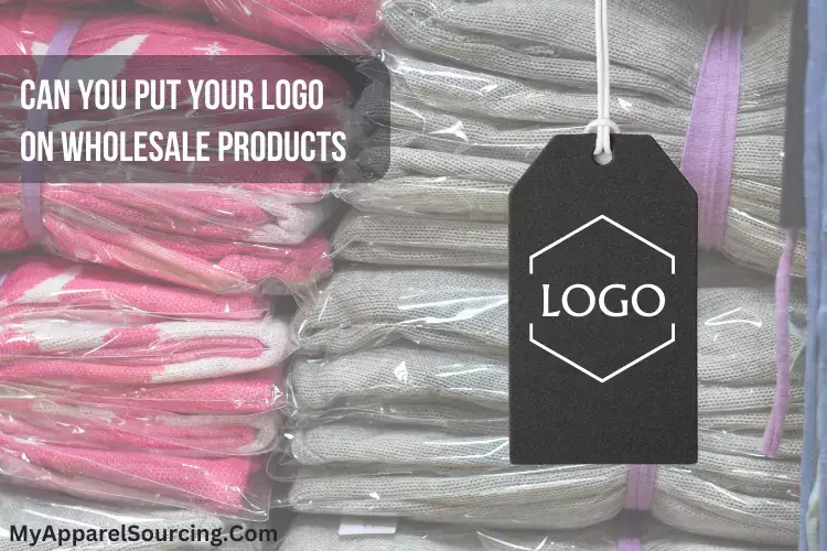 can you put your logo on wholesale products