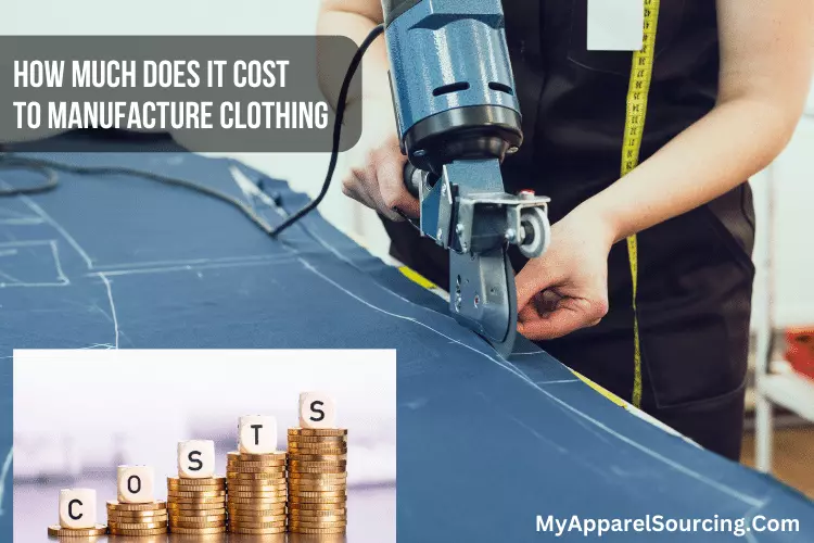 how much does it cost to manufacture clothing