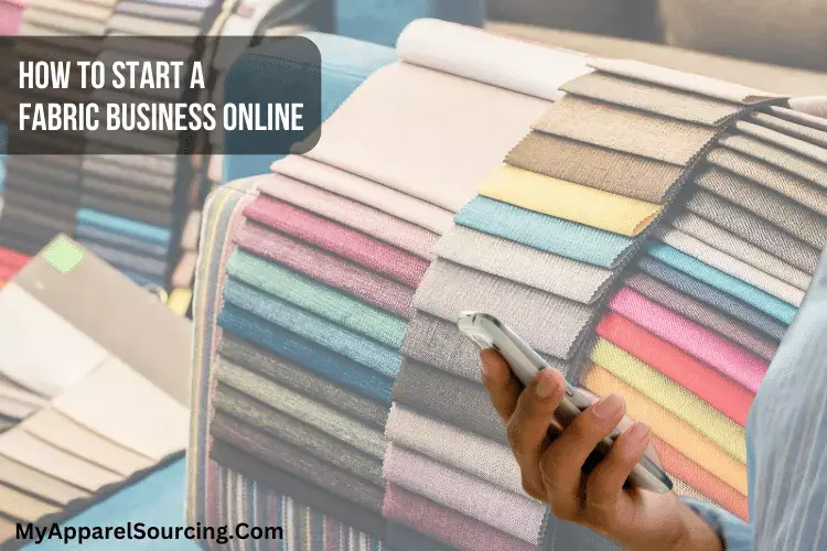 how to start a fabric business online