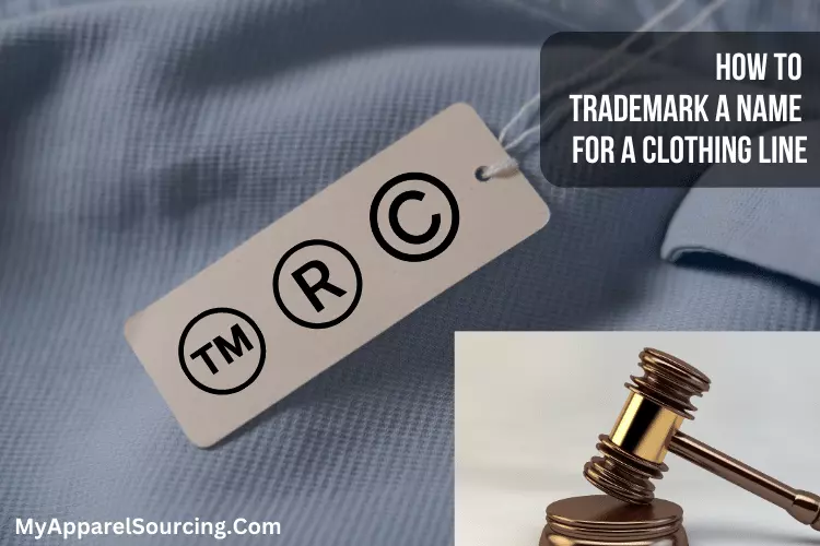 how to trademark a name for a clothing line