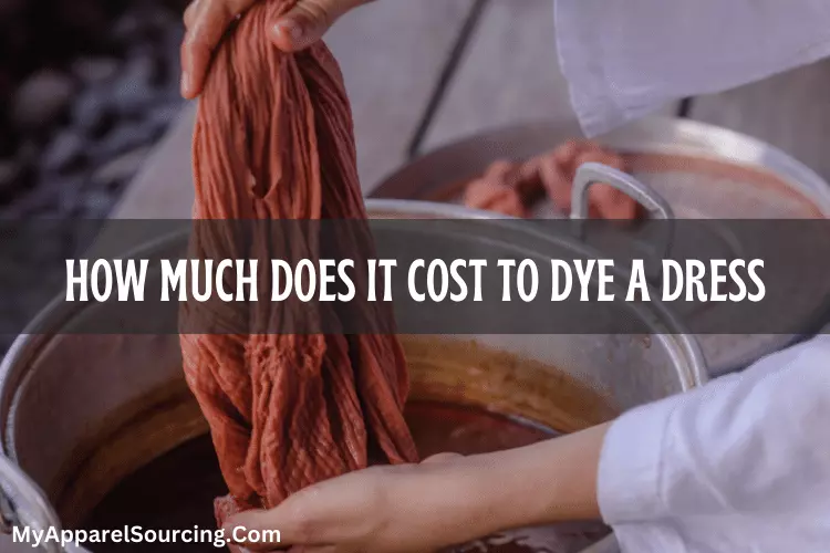 how much does it cost to dye a dress