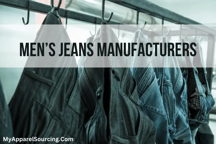 mens jeans manufacturers